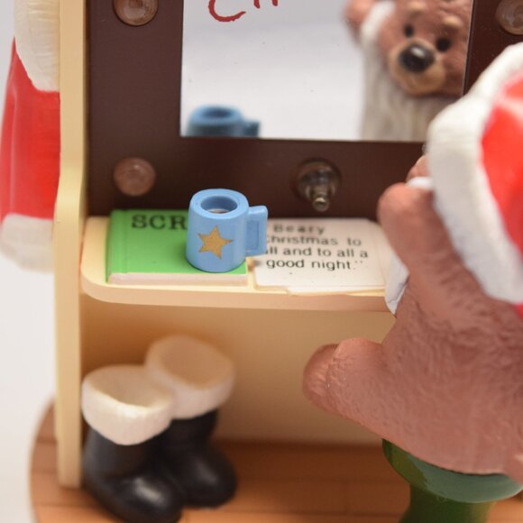 Hallmark Keepsake Ornament Backstage Bear Lights Christmas 1989 Anthropomorphic - Picture 7 of 8